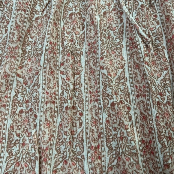 NWT Hollister Boho Babydoll Blouse Bell Sleeves Floral Print Crochet Lace Sz M - Picture 10 of 10